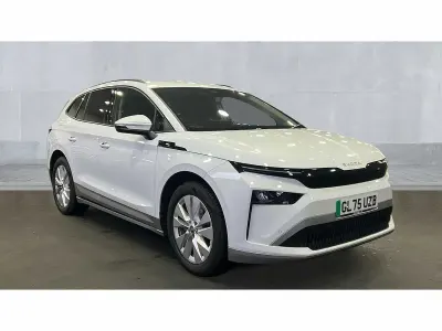 Used Skoda Enyaq iV SE L 150 kW (204 HP) 2025 Moon white SUV