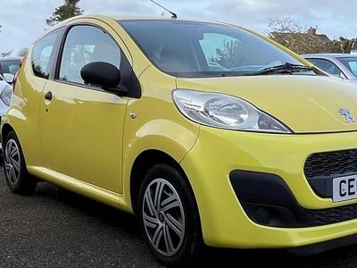 Used Peugeot 107 Access 68 HP (50 kW) 2012 Yellow Hatchback