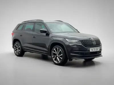 Used Skoda Kodiaq SportLine 150 HP (110 kW) 2020 Black SUV