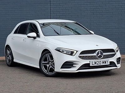 Used Mercedes A200 AMG Line Premium 163 HP (119 kW) 2020 White Hatchback