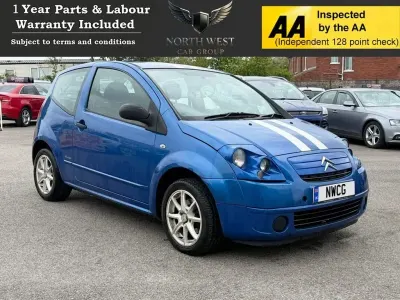 Usado Citroën C2 60 CV (44 kW) 2008 Azul Utilitario