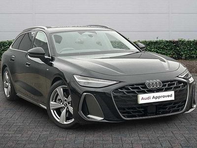 Midnight green metallic Used 2025 Audi A6 S-Line Estate | £60,950