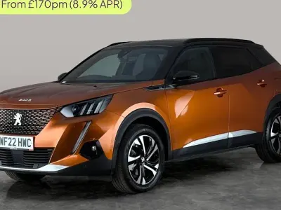 Used Peugeot e-2008 GTi 100 kW (136 HP) 2022 Orange SUV