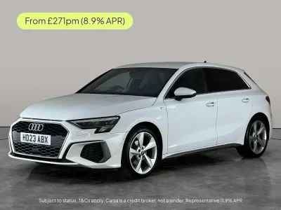 Used Audi A3 S-Line 150 HP (110 kW) 2023 White Sedan