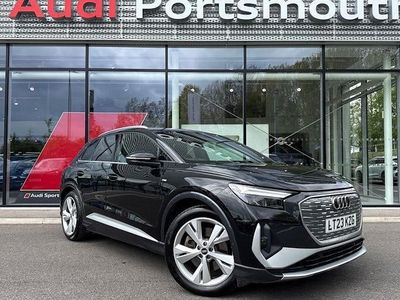 Used Audi Q4 e-tron S-Line 150 kW (204 HP) 2023 Black SUV