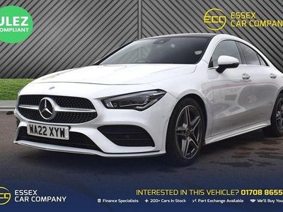 Used Mercedes CLA180 AMG line 136 HP (100 kW) 2022 White Sedan