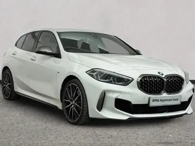 Used BMW M135 Shadowline 302 HP (222 kW) 2020 White Hatchback