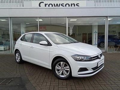 Used VW Polo Edition 95 HP (69 kW) 2019 White Hatchback