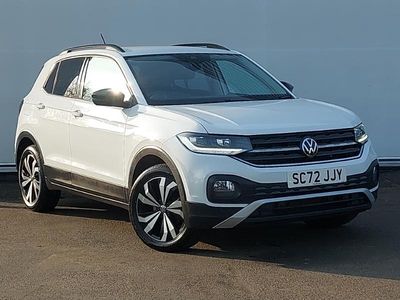 Used VW T-Cross Black Edition 110 HP (80 kW) 2022 White SUV