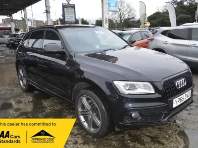 Used Audi Q5 S-line plus 230 HP (169 kW) 2015 Black SUV