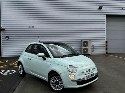 Used Fiat 500 Lounge 69 HP (50 kW) 2015 Green Hatchback