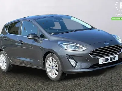 Used Ford Fiesta Titanium 125 HP (91 kW) 2018 Grey Hatchback