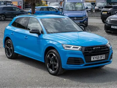 Used Audi Q5 Black Edition 2019 Blue SUV