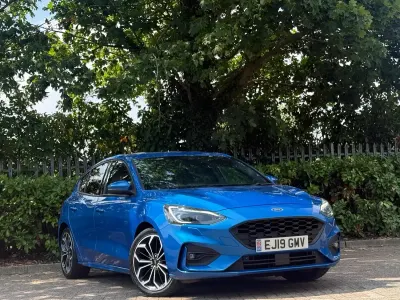 Used Ford Focus ST-Line X 182 HP (133 kW) 2019 Blue Hatchback