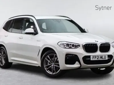 Used BMW X3 M Sport 181 HP (133 kW) 2021 White SUV