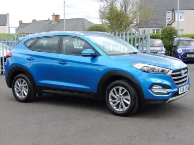 Gebraucht Hyundai Tucson SE 177 PS (130 kW) 2018 Blau SUV