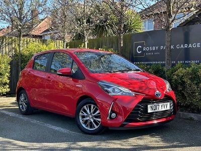 Used Toyota Yaris Hybrid 2017 Red Hatchback