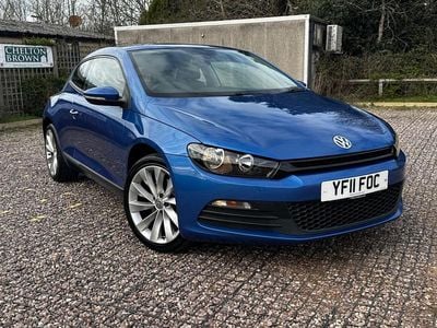 Used VW Scirocco 160 HP (117 kW) 2011 Blue Coupe