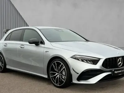 Used Mercedes A35 AMG Edition 306 HP (225 kW) 2025 Metallic paint hightech silver Hatchback
