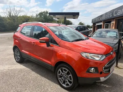 Used Ford Ecosport Titanium 125 HP (91 kW) 2015 Red SUV