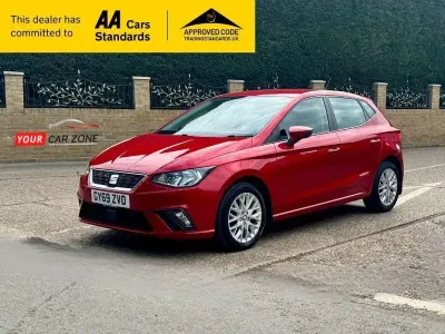 Gebraucht Seat Ibiza SE Technology 95 PS (69 kW) 2019 Rot Kleinwagen