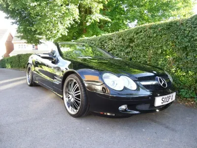 Used Mercedes SL350 AMG 245 HP (180 kW) 2005 Black Cabriolet