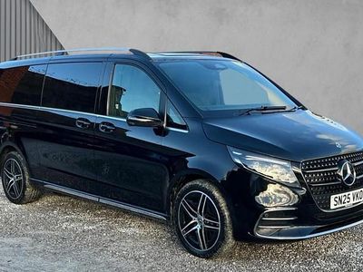 Black Used 2025 Mercedes V220 AMG line MPV | £68,880 (A bit pricey)