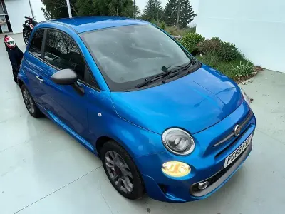 Used Fiat 500 S 69 HP (50 kW) 2016 Blue Hatchback