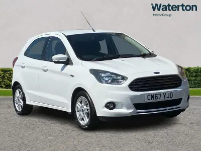 Used Ford Ka Plus Zetec 85 HP (62 kW) 2017 White Hatchback