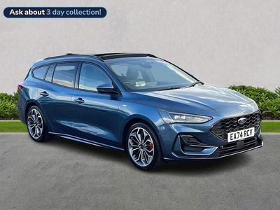 Blue Used 2024 Ford Focus ST-Line X Estate | £22,790 (Expensive)