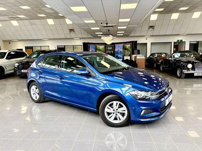 Begagnad VW Polo SE 80 HK (58 kW) 2020 Blå Halvkombi