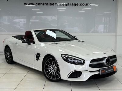 Used Mercedes SL400 AMG Line Premium 367 HP (269 kW) 2018 White Cabriolet