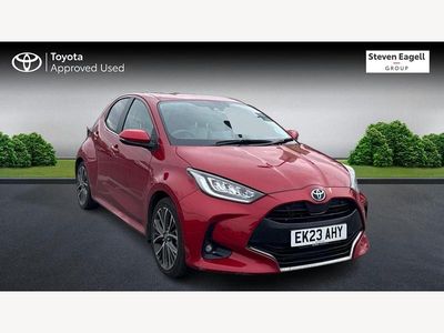 Used Toyota Yaris Hybrid 2023 Red Hatchback