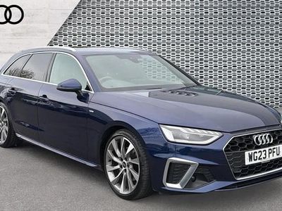 Usado Audi A4 S-Line 163 CV (119 kW) 2023 Azul Familiar