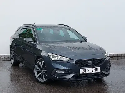Used Seat Leon FR Sport 130 HP (95 kW) 2021 Grey Estate