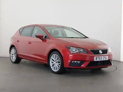 Second-hand Seat Leon SE Dynamic 130 CP (95 kW) 2019 Roșu Hatchback