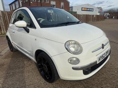Used Fiat 500C Lounge 69 HP (50 kW) 2012 White Cabriolet