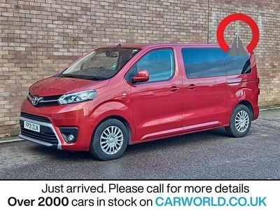 Orange Used 2021 Toyota Proace Verso City MPV | £23,700 (Good price)
