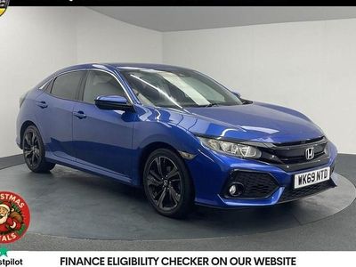 Blue Used 2019 Honda Civic SR Hatchback | £10,440 (Fair price)