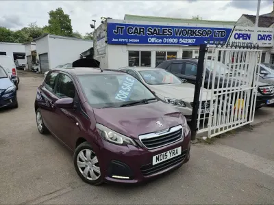 Used Peugeot 108 Active 68 HP (50 kW) 2015 Mauve/purple Hatchback
