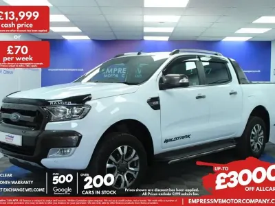 Begagnad Ford Ranger Wildtrack 200 HK (147 kW) 2018 Vit Pickup