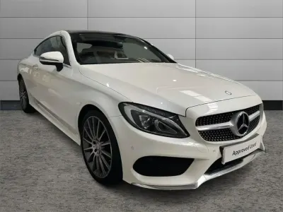 Used Mercedes C220 AMG Line Premium 168 HP (123 kW) 2016 White Coupe