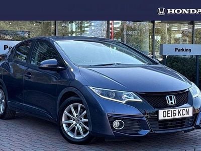 Begagnad Honda Civic SE Plus 120 HK (88 kW) 2016 Blå Halvkombi