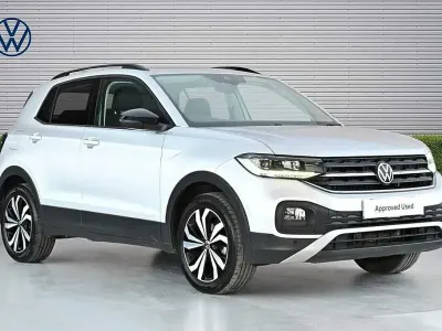 Used VW T-Cross Black Edition 95 HP (69 kW) 2023 Silver SUV