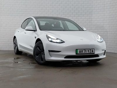 White Used 2021 Tesla Model 3 Long Range AWD Sedan | £19,698 (Fair price)