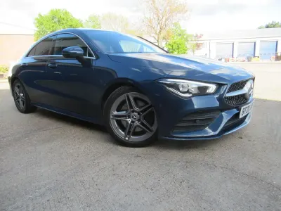 Used Mercedes CLA200 AMG line 2020 Blue Coupe