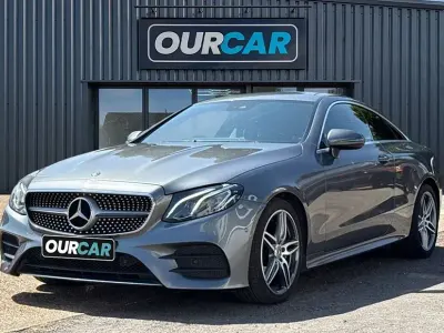 Used Mercedes E220 AMG line 194 HP (142 kW) 2018 Grey Coupe