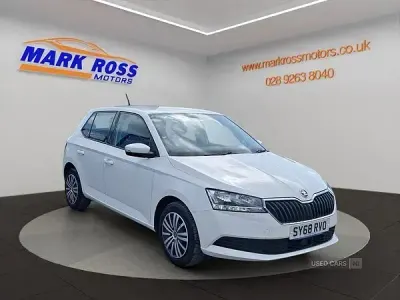 Usado Skoda Fabia 75 HP (55 kW) 2018 Branco Citadino