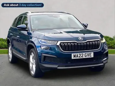 Used Skoda Kodiaq SE L 150 HP (110 kW) 2022 Blue SUV