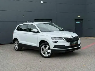 Used Skoda Karoq SE 115 HP (84 kW) 2019 Moon white metallic SUV